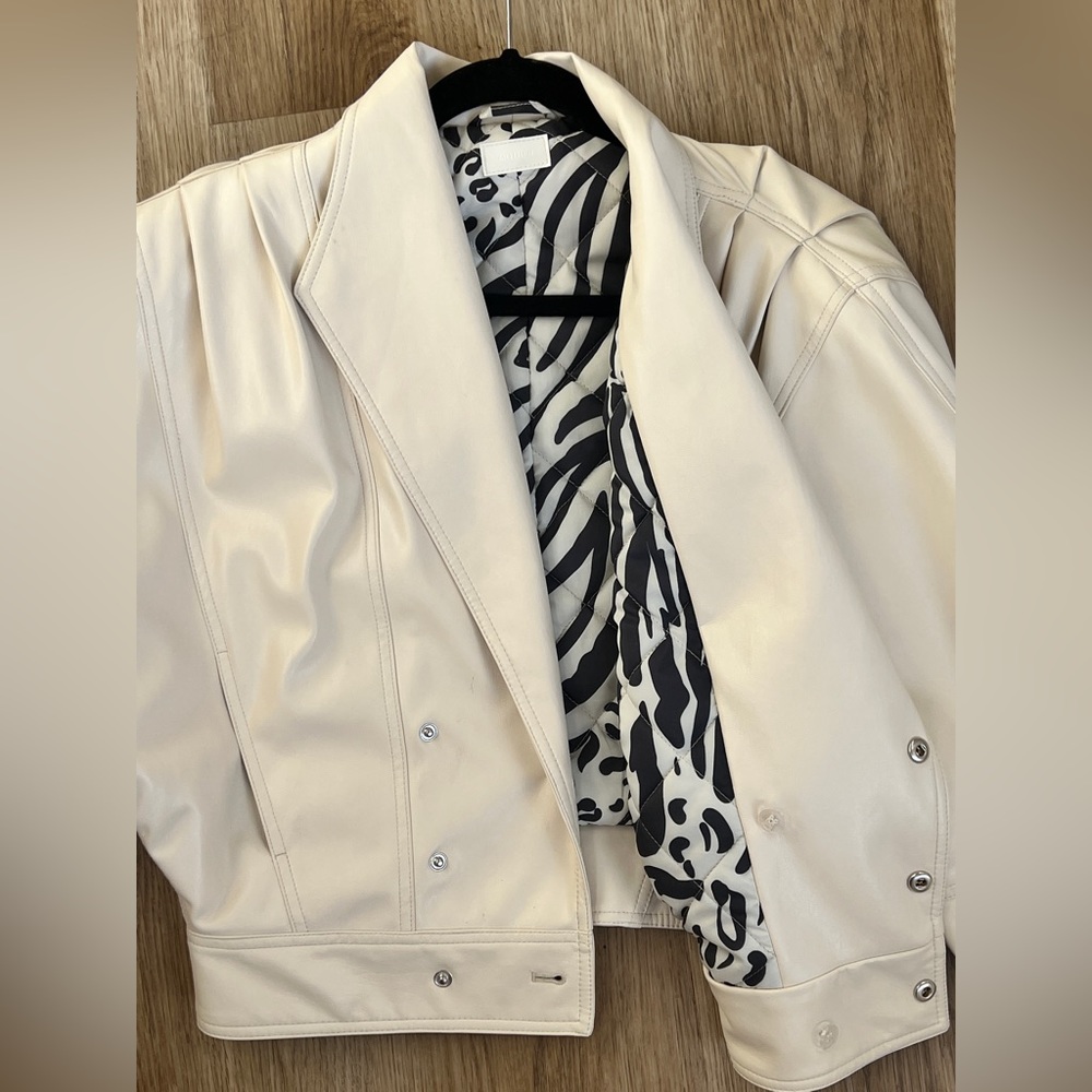 MOTHER Faux Leather and Bomber Jacket